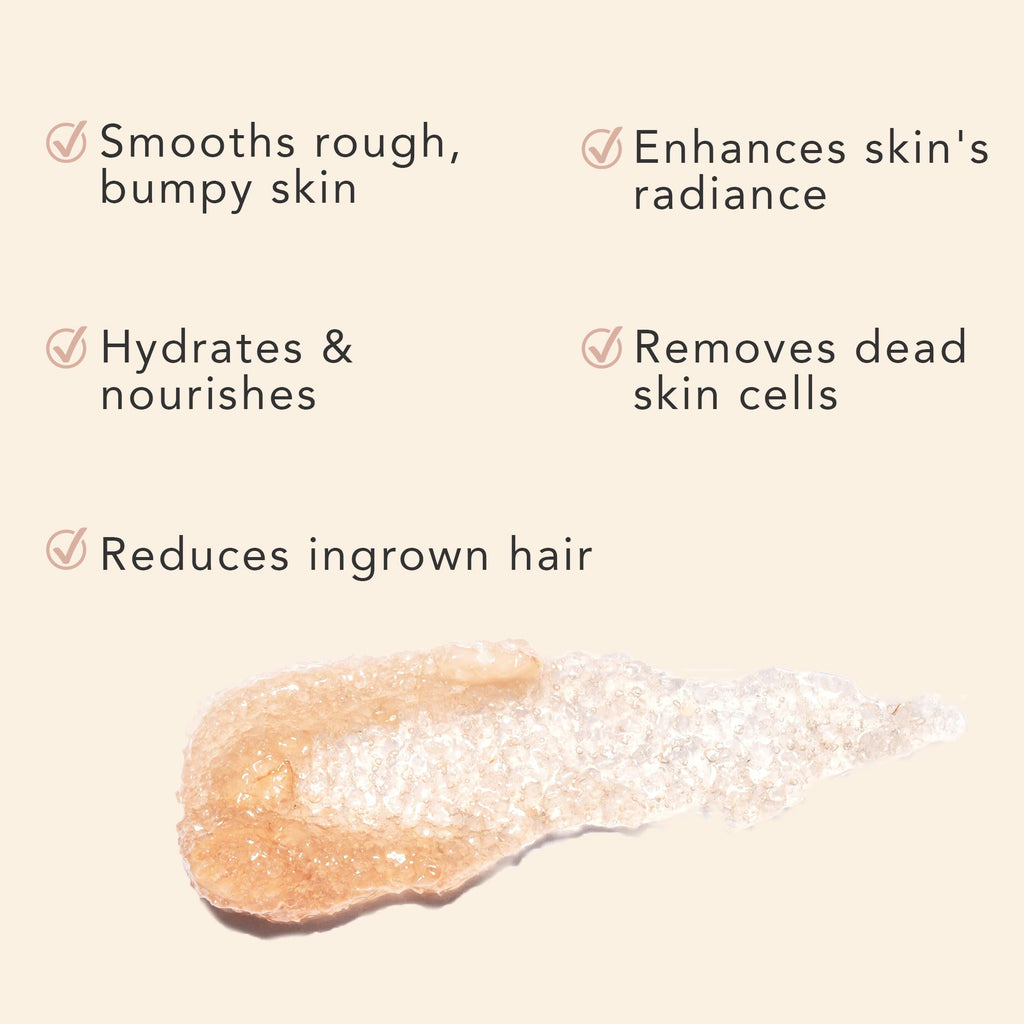Organic Vanilla Coconut Body Scrub - USA Made Sugar Scrub