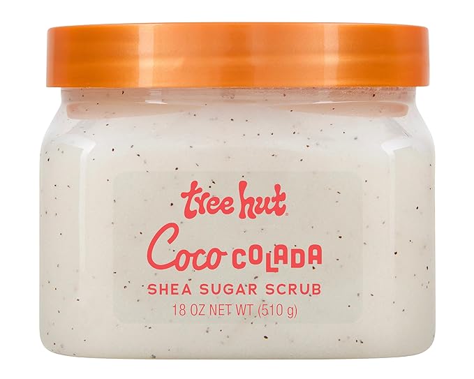 Tree Hut Coco Colada Body Scrub, Exfoliating Sugar Scrub, Vegan, 18 Oz
