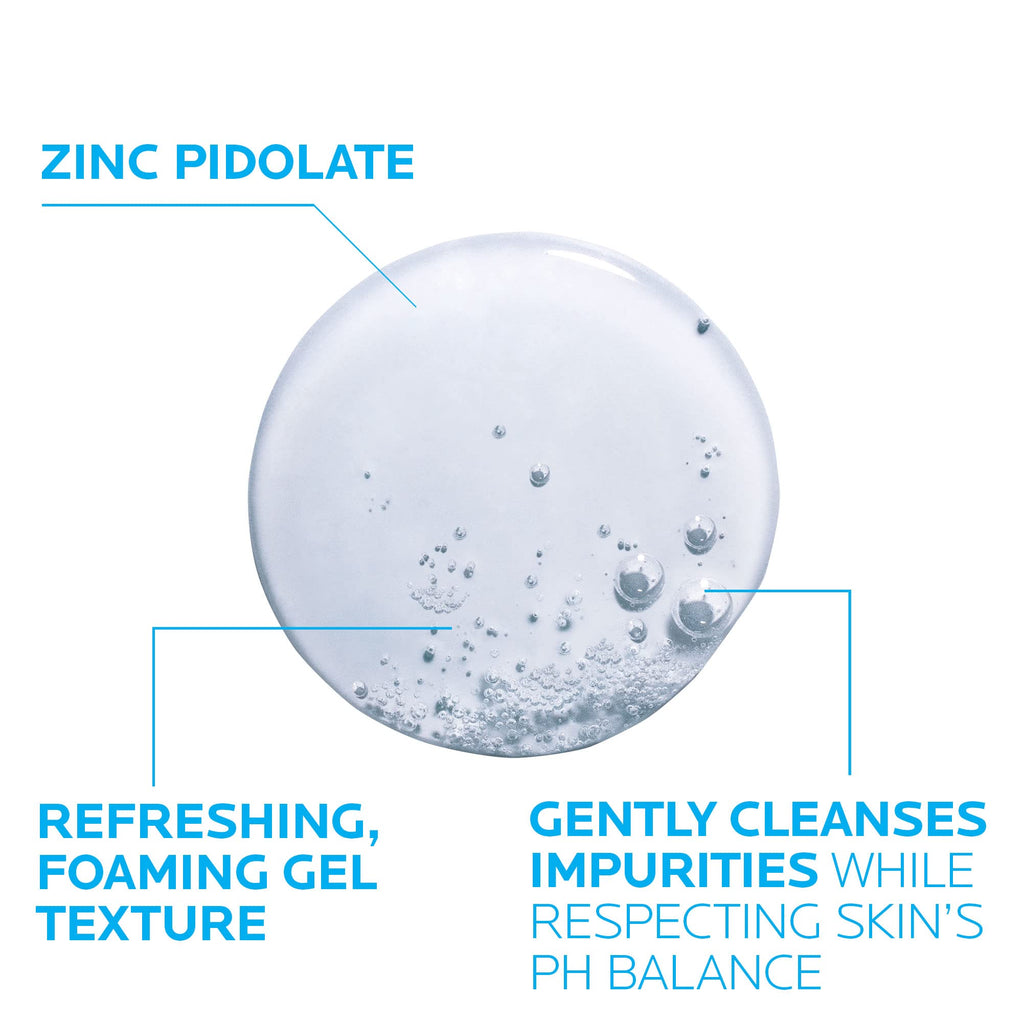 La Roche-Posay Effaclar Foaming Gel Cleanser for Oily Skin, 6.76oz