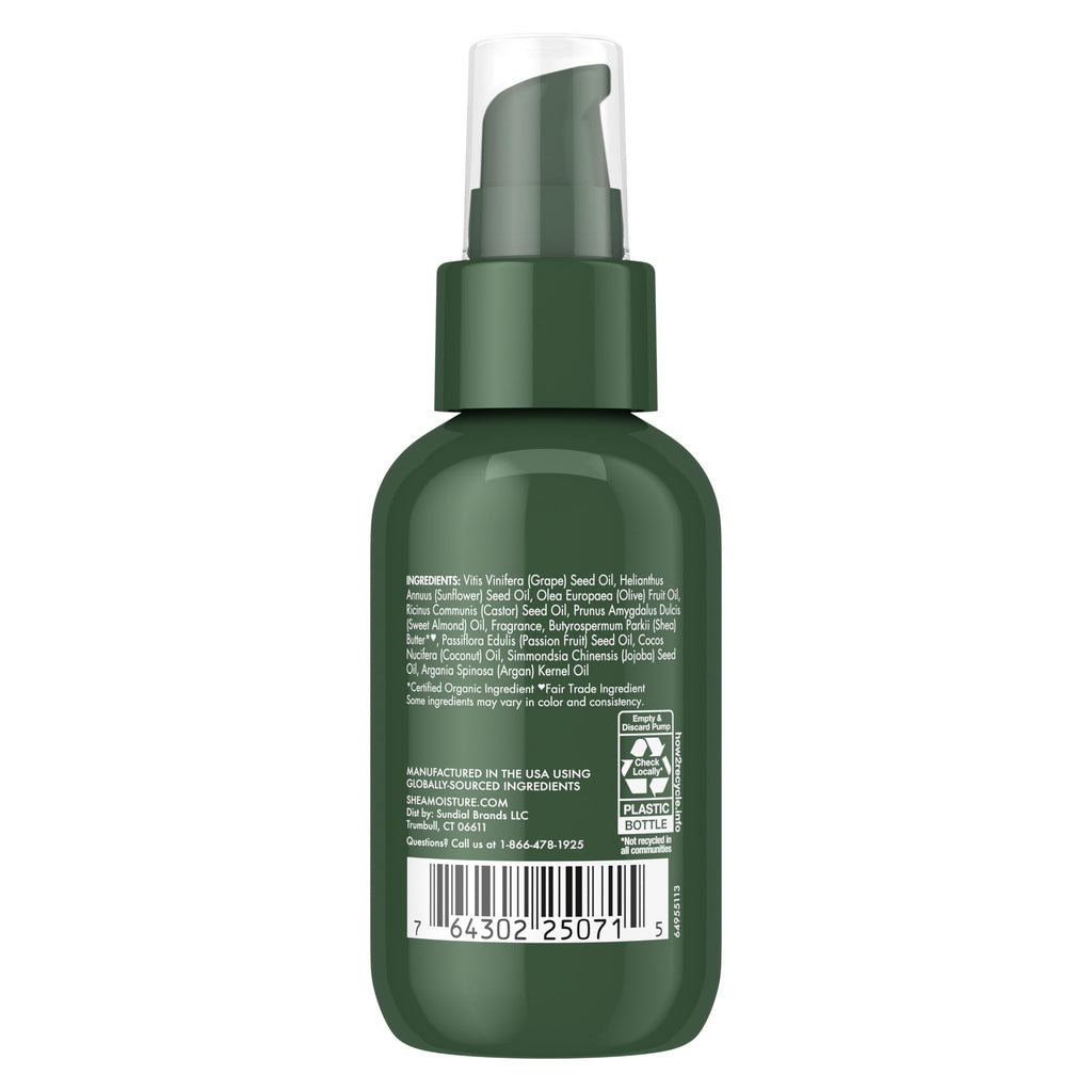 SheaMoisture Beard Conditioning Oil for a Full Beard Maracuja Oil and Shea Butter to Moisturize and Soften 3.2 oz