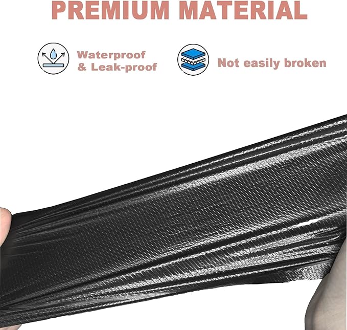 400PCS Sanitary Napkin Disposal Bags, 8 Packs of 50, Women Personal Disposal Bags Sanitary Waste Bags With Handles for Feminine Products Sanitary Napkin Storage Bag, Black