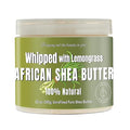 RA COSMETICS Whipped Shea Butter with Lemongrass Extract – 100% Unrefined Shea Body Butter from Ghana – Moisturizes Skin, Nourishes & Conditions Hair – Softens and Smooths Lips, Hands & Feet – 12oz