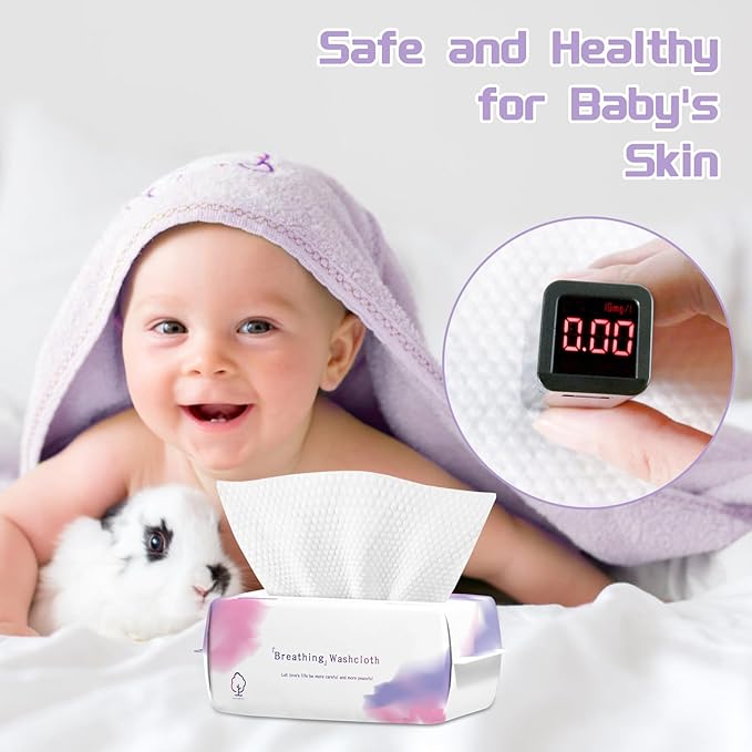 Disposable Face Towel 600 Count, Soft Cotton Face Towels, Dry Wipes Facial Cloths Towelettes for Washing and Drying, Lint Free Facial Tissue for Skincare, Makeup Remover and Cleansing