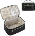Wandering Nature Makeup Bag, Women Travel Make Up Vanity Case with Handle