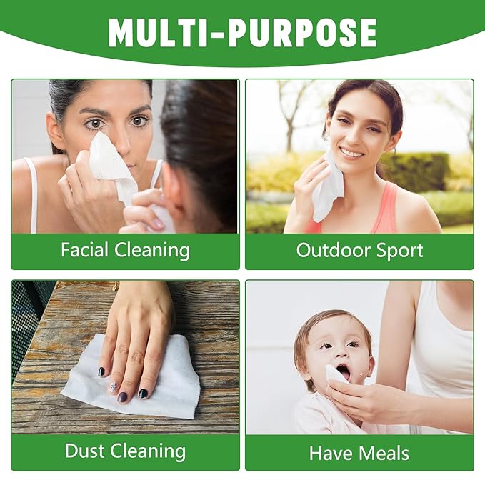 360 PCS Compressed Towel, Mini Compressed Towel Tablets, Disposable Compressed Face Towels, Camping Towel, Portable Bulk Compressed Coin Tissues for Home, Travel, Outdoor Sports