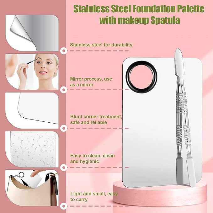 Makeup Mixing Palette, Makeup Hand Palette Single Use Makeup Mixing Tray