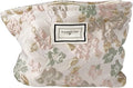SxoSyo Floral Makeup Bags, Fabric Cosmetic Purse, Pink