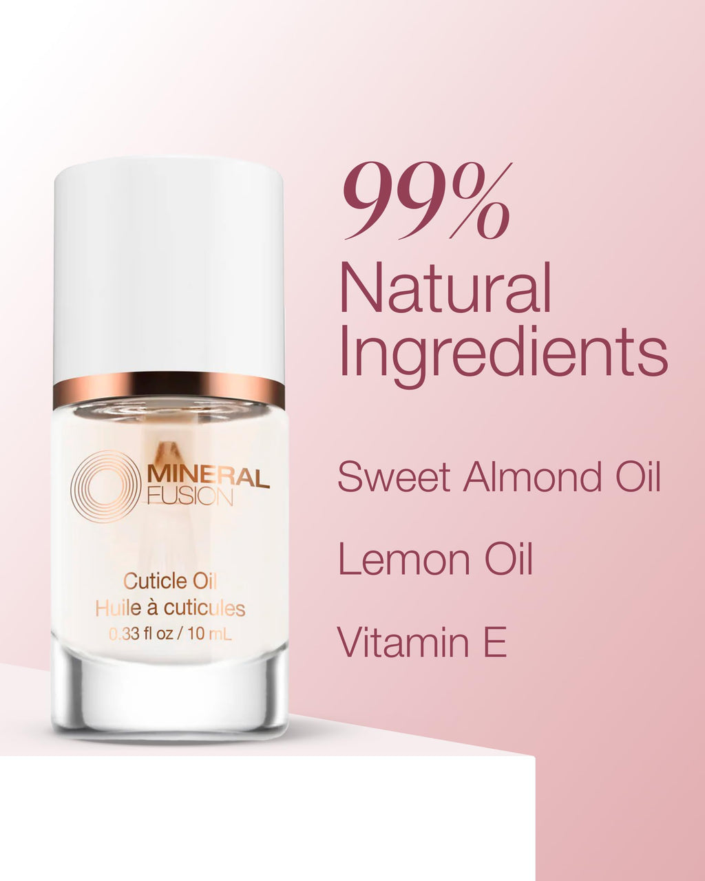 Mineral Fusion Cuticle Oil Nail Treatment, 0.33 oz