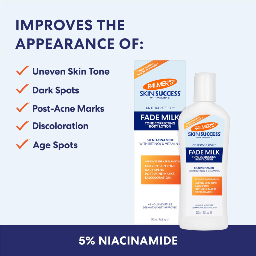 Palmer's Skin Success Body Lotion, Anti-Dark Spot Fade Milk (8.5 Oz)