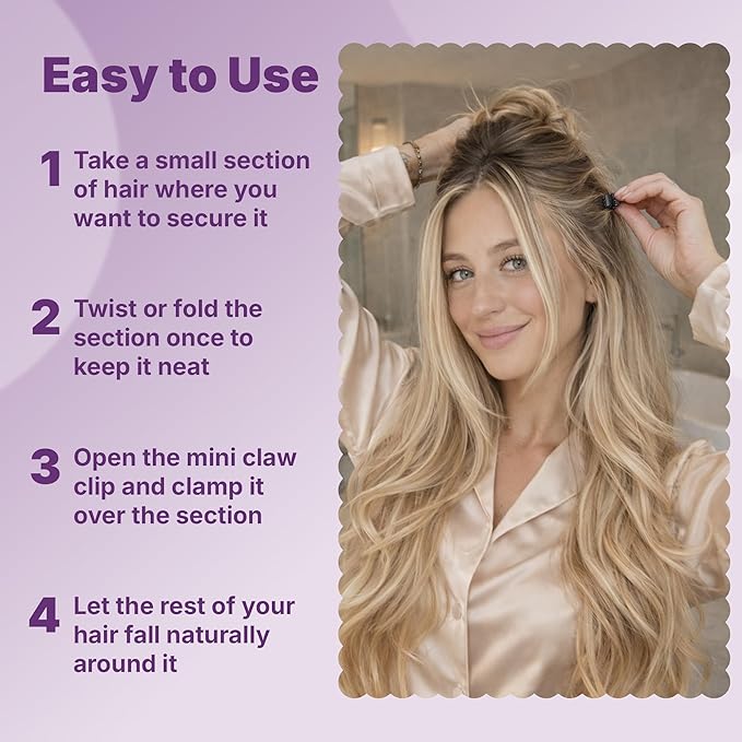 Goody SlideProof Mini Claw Clips, Stylish, Secure Grip Small Hair Clips, Styling Accessories for All Occasions, Ideal for Fine Hair Types, Gifts for Women & Girls, Black and Tortoiseshell, 16 Ct