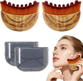 Lymphatic Contour Face Brush(2-PCS),Super Soft Manual Lymphatic Drainage Massager for Sculpting, Relieve Fatigue & Reduce Puffiness, with Portable Case Suitable for Facial Cleansing and Massage