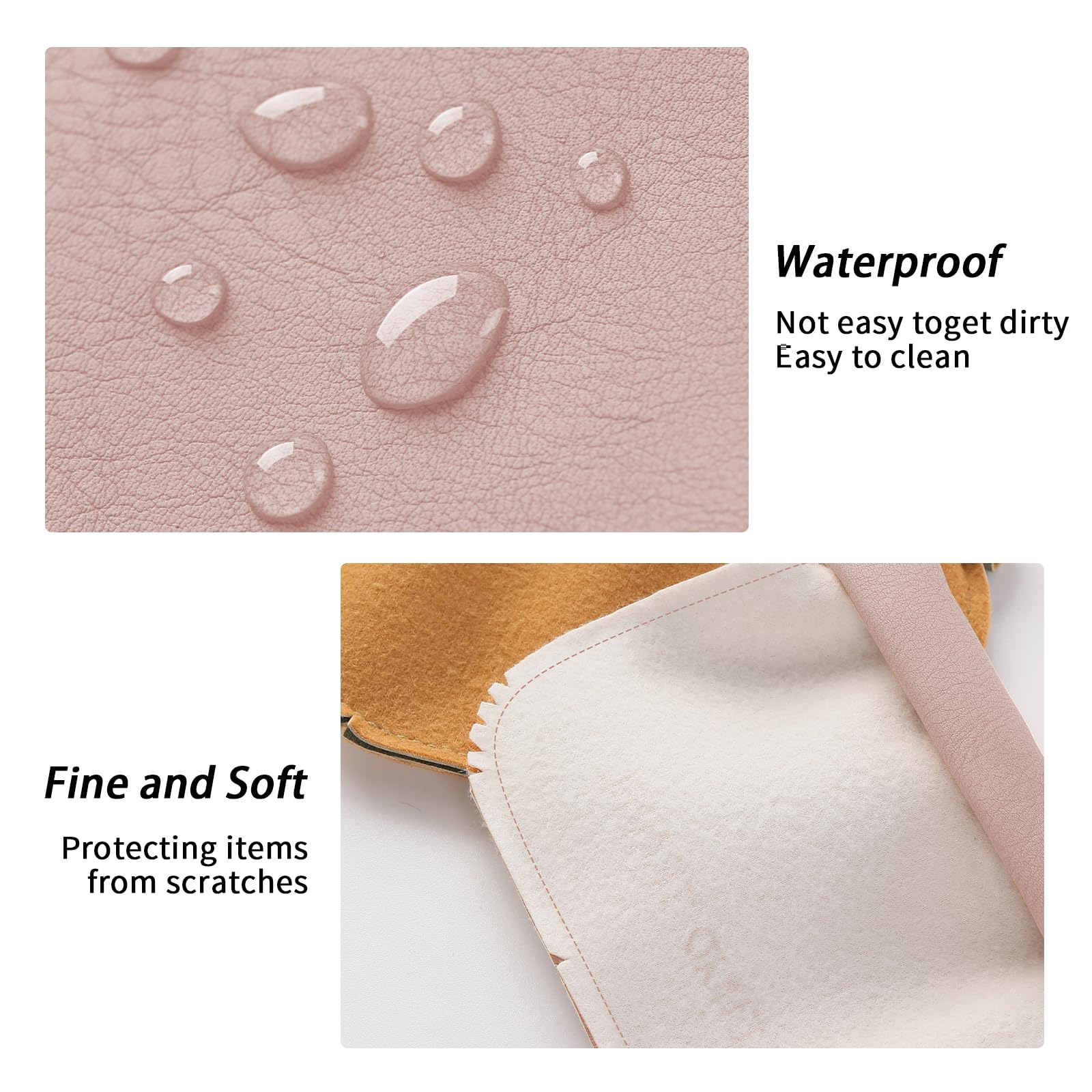 RIGHT AWAY 3 PCS Small Makeup Bag for Purse,Mini Cosmetic Organizer Make Up Bag for Women,Squeeze Coin Purse Pouch,Portable Tiny Makeup Pouches for Cosmetic Accessories,Lipstick, Jewelry, Card, Coins