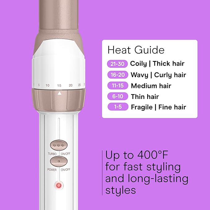 Conair Double Ceramic 1-In. Clamp-Free Curling Wand
