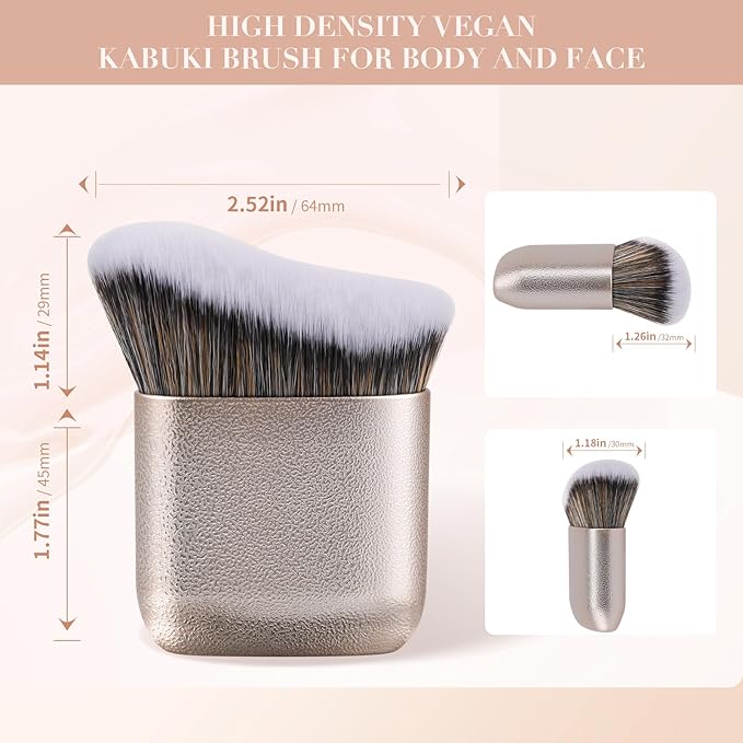 docolor Self Tanner Brush, Kabuki Body Makeup Brush