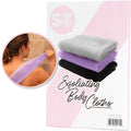 S&T INC. Back Scrubber for Shower, 3 Pack, 11.8" x 35.4", Assorted Colors