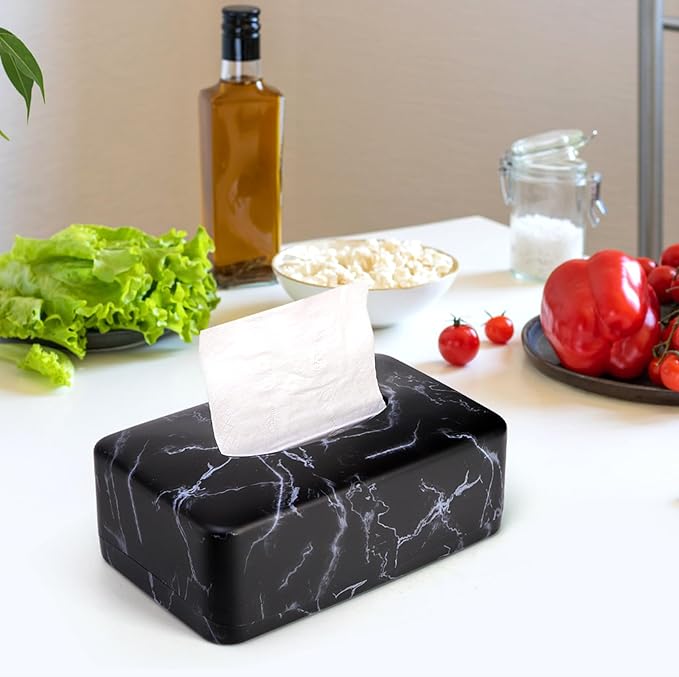Nagpew Tissue Box Holder, Rectangular Napkin Dispenser Box Cover
