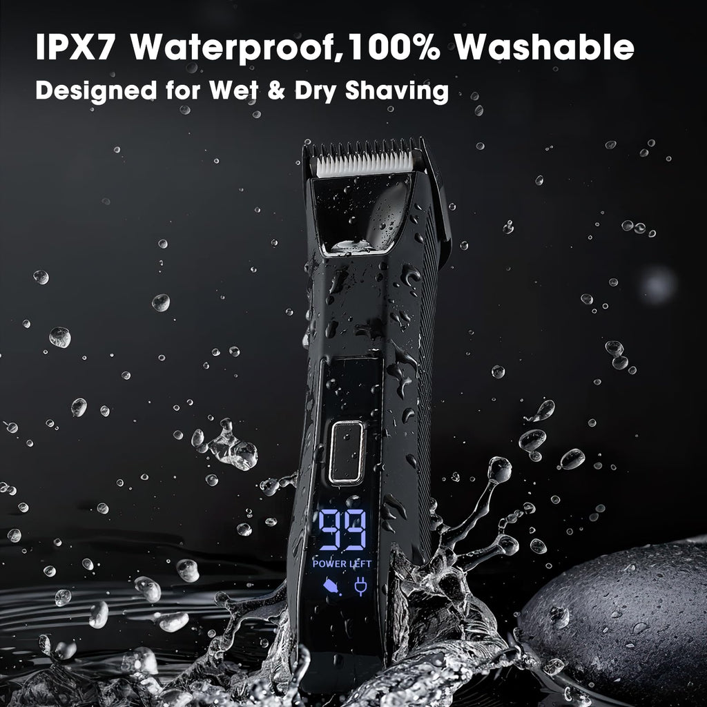 Zesuti Pubic Hair Trimmer for Men,Manscape Body,Groin,No Nick Ball Trimmer