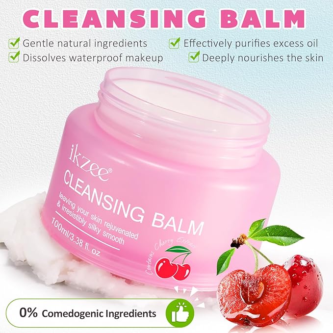 MINGYITUO Cleansing Balm, Makeup Remover Cleansing Korean for Sensitive Skin, Travel Size Good Molecules.
