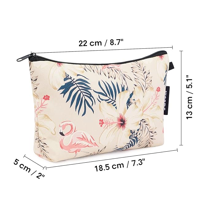 WANDF Small Makeup Bag for Purse, Small Cosmetic Bag for Women