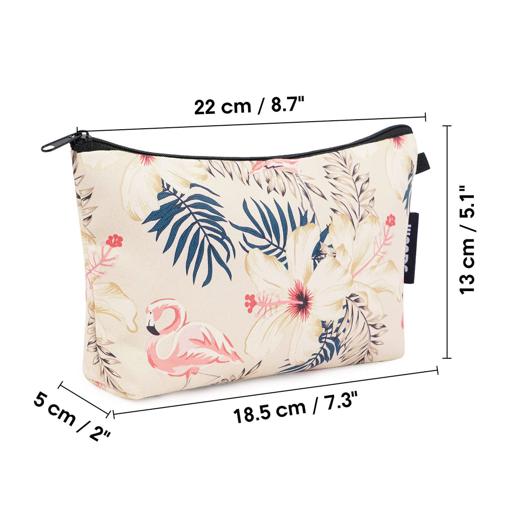 WANDF Small Makeup Bag for Purse, Small Cosmetic Bag for Women