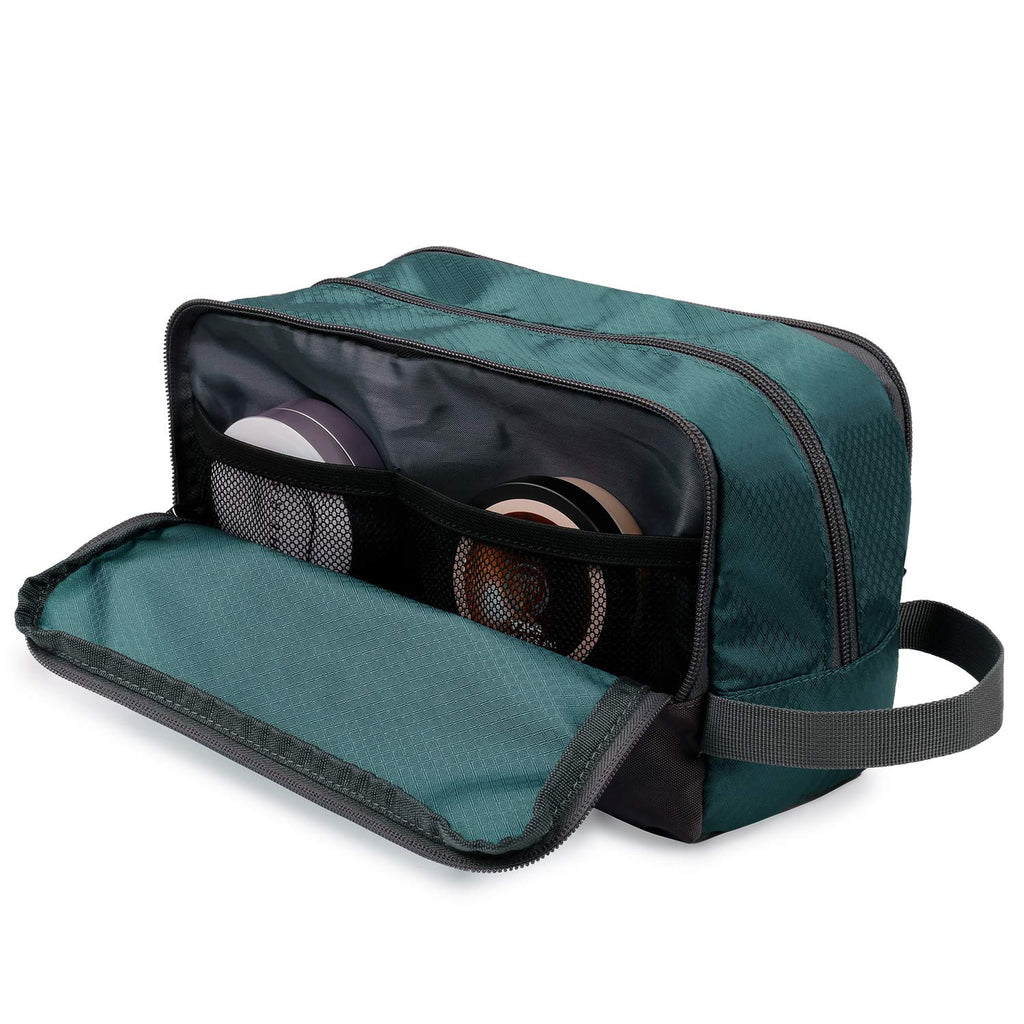 WANDF Travel Toiletry Bag for Men, Small Dopp Kit for Toiletries