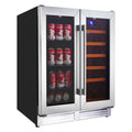 Koolatron 24 Inch Dual Zone Beverage Fridge, Built-In