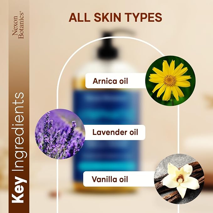 Lymphatic Massage Oil for Massage Therapy & Gua Sha with Arnica 8 fl oz