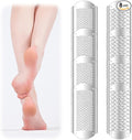8 PCS Foot File, Callus Remover for Feet Stainless Steel Replacement Blades 2 Designs Big & Fine Hole Foot File Pedicure Tool Detachable Feet Scrubber for Rasp Corn Hard Skin Remove, Wet and Dry Use