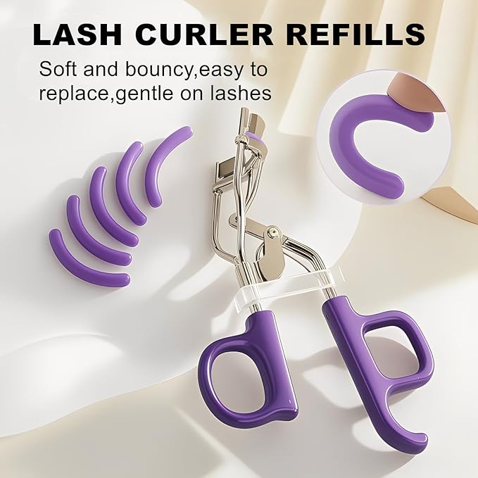 36Pack Purple Compatible with Kaasage Eyelash Curler Refills
