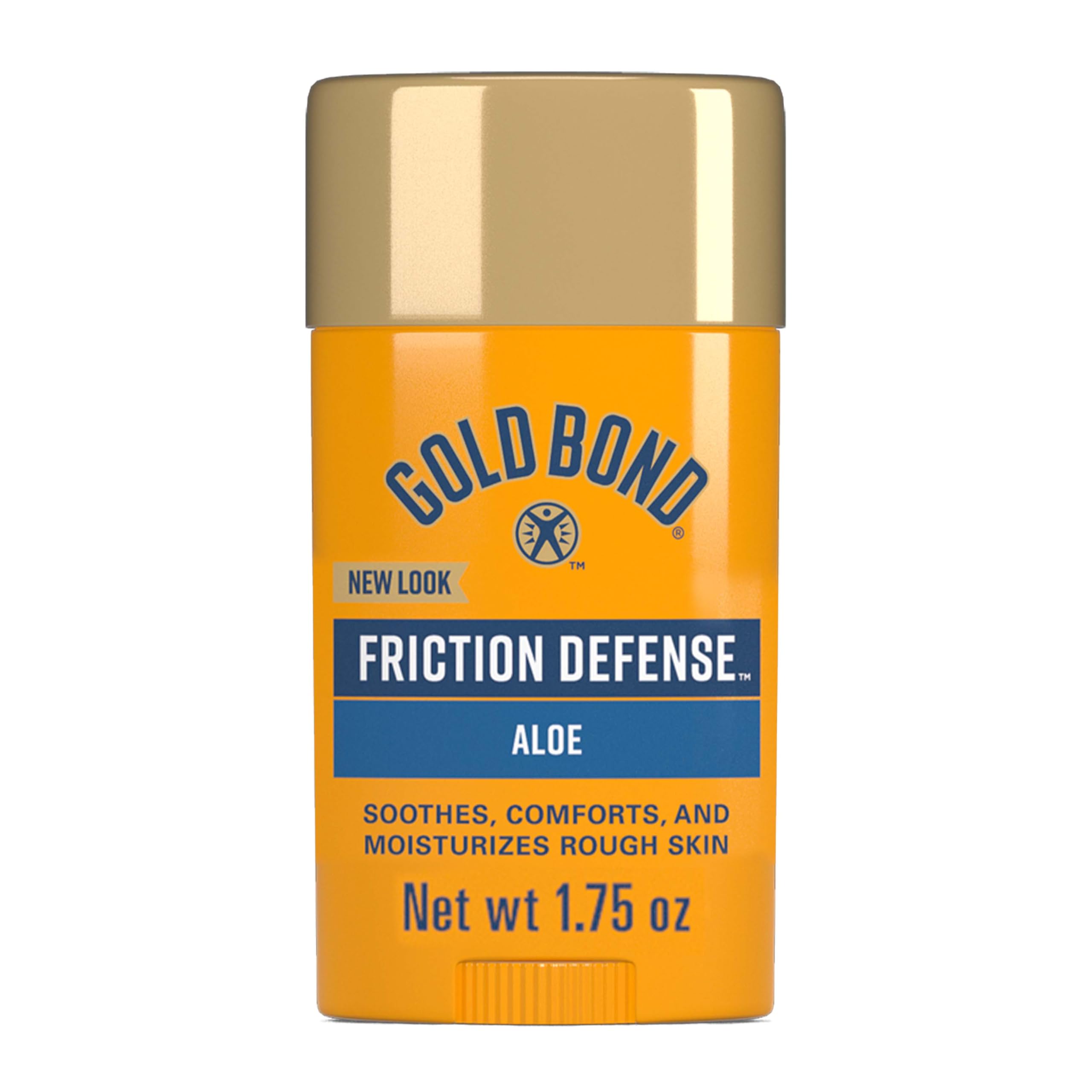 Gold Bond Friction Defense Stick, Anti Chafing Stick with Aloe, 1.75 oz.