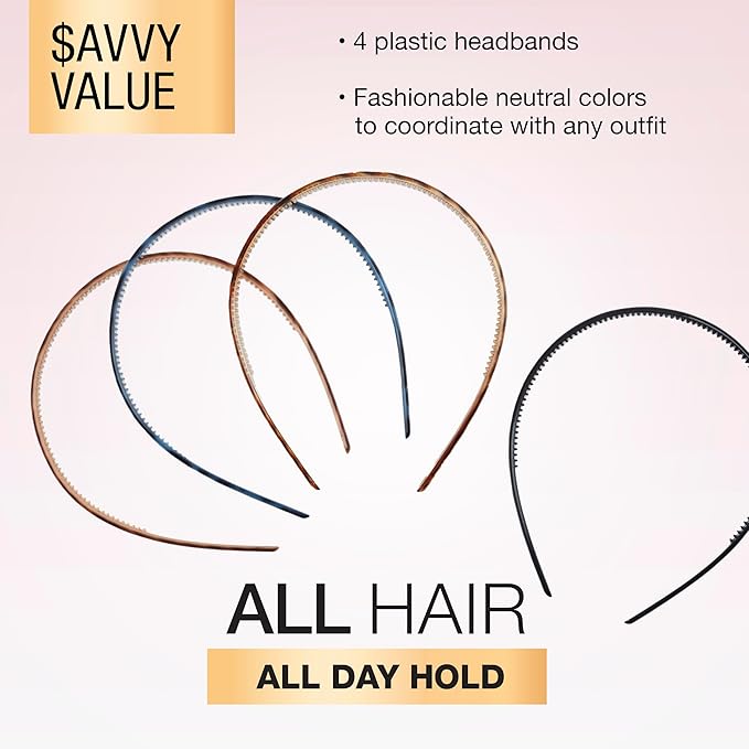 Scünci Effortless Beauty No-Damage Skinny Headbands