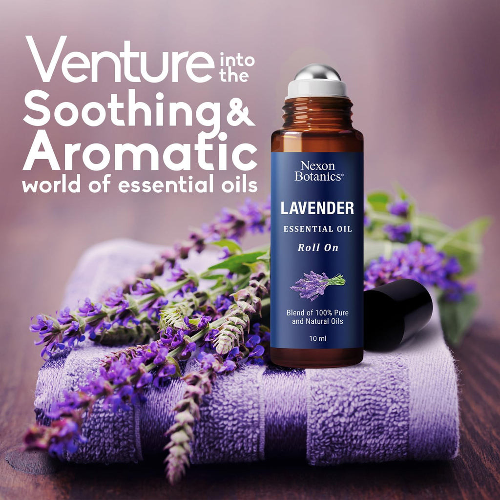Lavender Essential Oil Roll-On 10 ml - Pure & Natural Blend for Skin Care