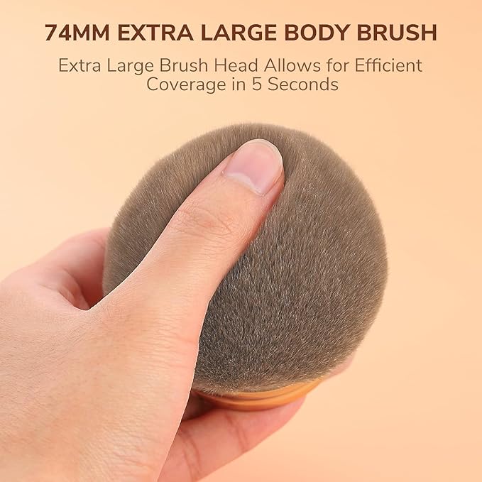 KINGMAS Extra Large Body Makeup Brush for Self Tanner, Self Tan Back Brush