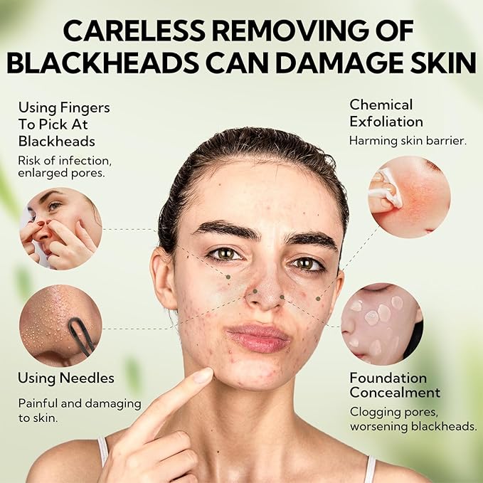 LANBENA Upgraded 2.0 Bamboo Charcoal Blackhead Remover Mask, 60 pcs Nose Strips, Peel off Face Mask Pore Whiteheads Cleanser Strawberry Nose Purifying, Deep Cleansing for All Skin Types, 30g/1.05oz