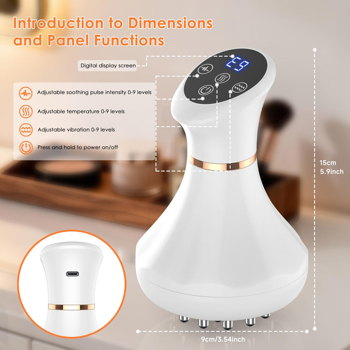 NENRENT Lymphatic Drainage Massager Tool, Body Sculpting Massage