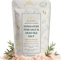 Glowis Tea Tree Oil Foot Soak with Himalayan & Dead Sea Salt | Pedicure Salt Foot Soak for Nail Discoloration, Calluses & Odor | Natural Detox Foot Bath Soak with Sandalwood, Lavender & Rose | 16 oz