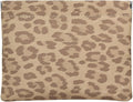 Ksriylm Leopard Leather Small Makeup Pouch for Women,Cosmetic Accessories,Waterproof and Portable Cosmetic Bag,Self-closing, No Zipper, Aesthetic Storage Pouch,Lipstick for Purse,Camel Color