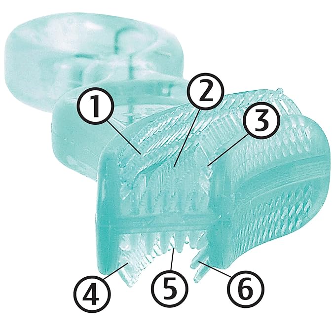Brilliant Oral Care Baby’s First Toothbrush, Smooth Silicone Bristles Gently Clean Tender Teeth and Gums, for Ages 4+ Months, Clear, 1 Pack
