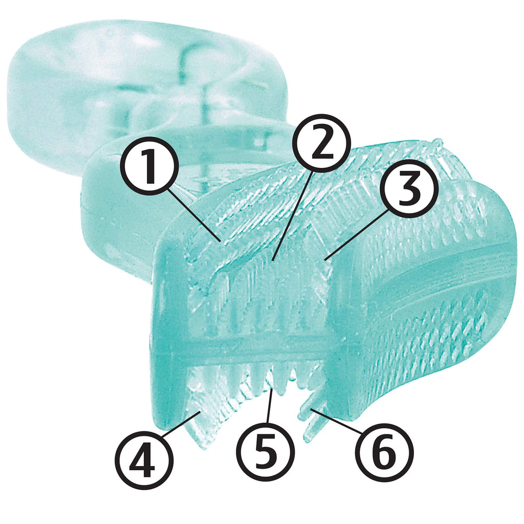 Brilliant Oral Care Baby’s First Toothbrush, Smooth Silicone Bristles Gently Clean Tender Teeth and Gums, for Ages 4+ Months, Clear, 1 Pack