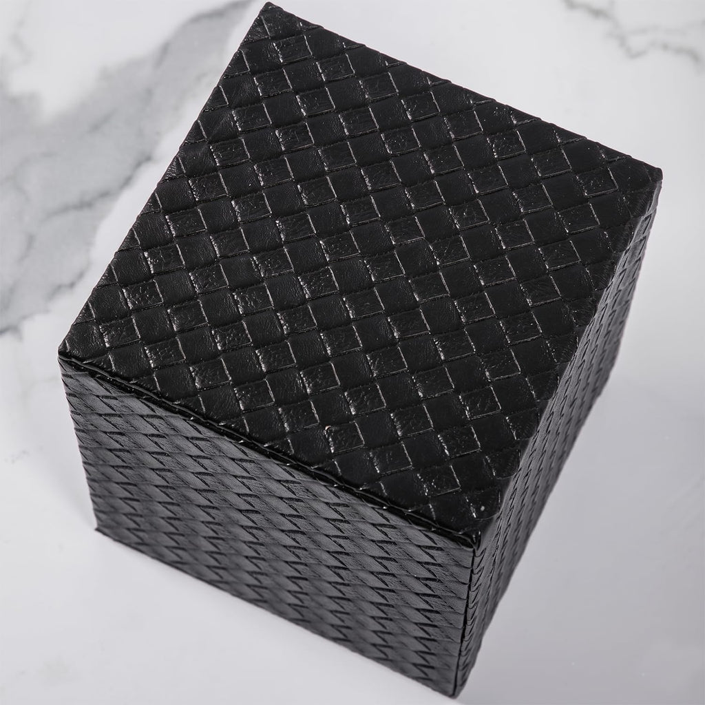 Black Tissue Box Cover, Square, Tissue Box Holders for Bathroom Accessories