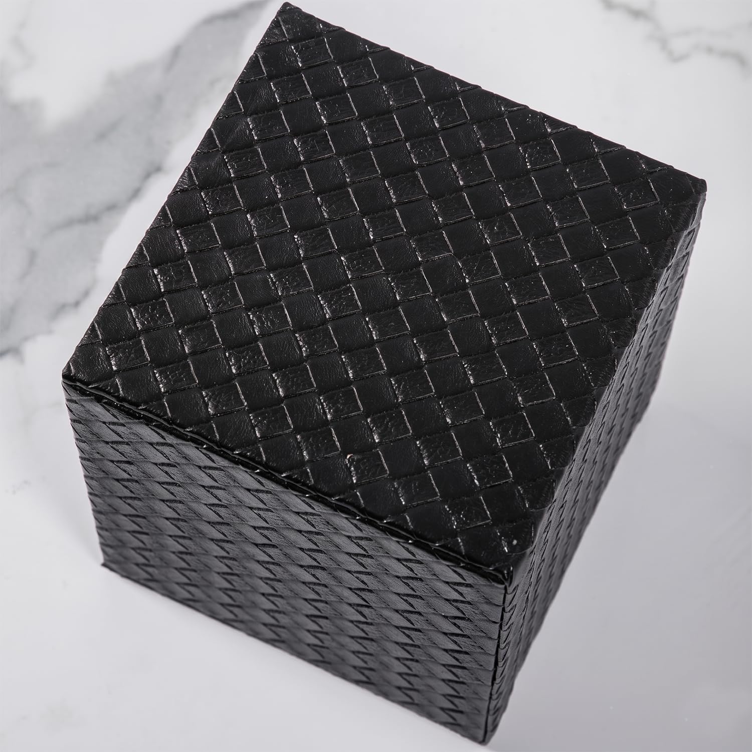Black Tissue Box Cover, Square, Tissue Box Holders for Bathroom Accessories