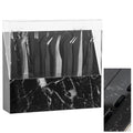 LXIANGN 8 Holes Eyelash Tweezers Holder Case for Lash Extensions, Black
