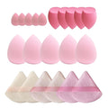 GFOUNS 21 pcs Makeup Sponge Bulk:Makeup Sponges 21 Pcs for Liquid, Cream, and Powder, Multi-colored Pink make up sponges for foundation