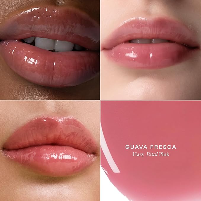 EADEM Le Chouchou Lip Softening Balm, Lip Gloss for Women, Overnight Hydrating & Moisturizing Luxury Lip Balm, 0.5 oz, Guava Fresca