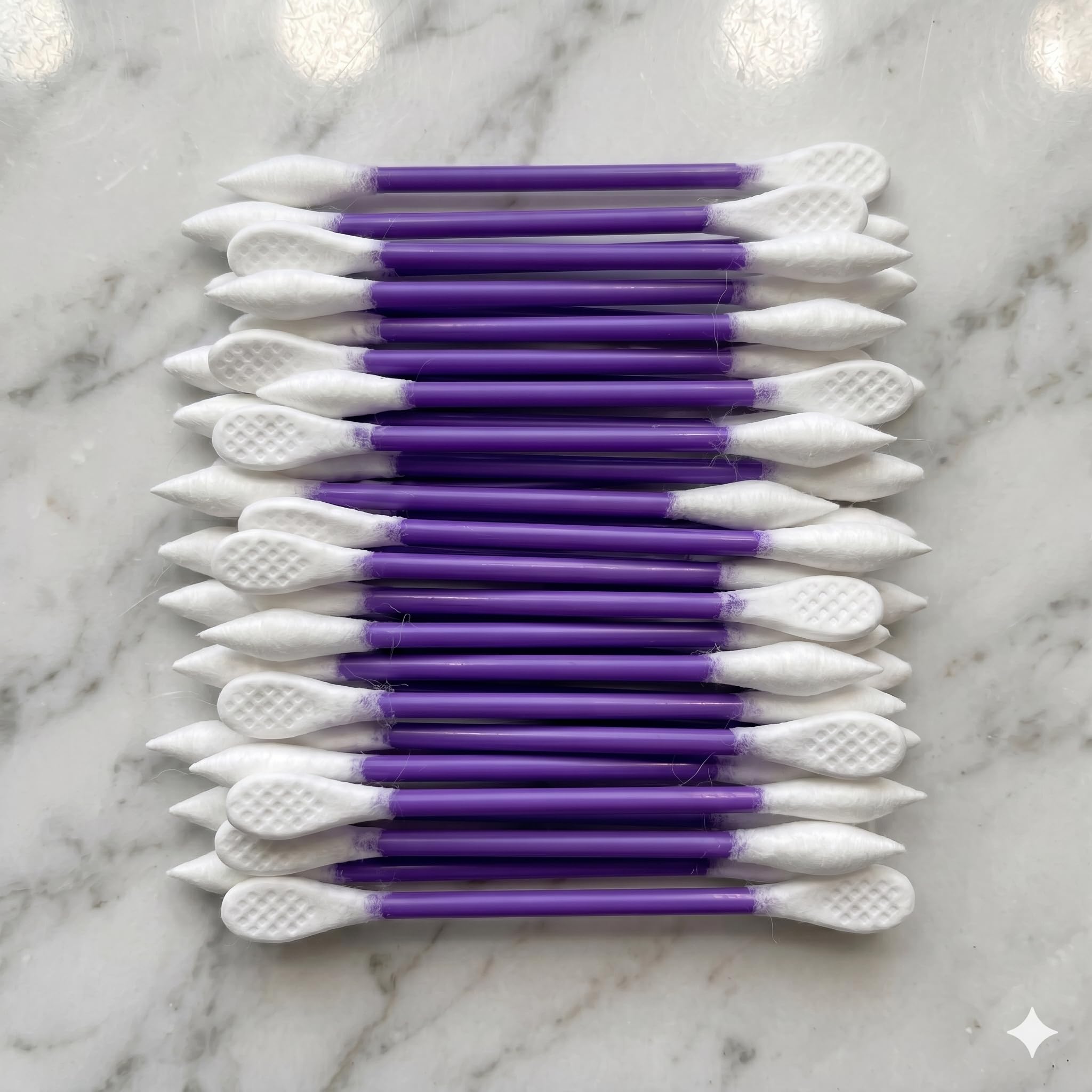 760pcs CGR Precision Cotton Swabs packed in Acrylic swab canister with Pointed and Flattened Tip, Cosmetic Makeup Applicator(160pcs in canister, 2x300pcs in bags) (760)