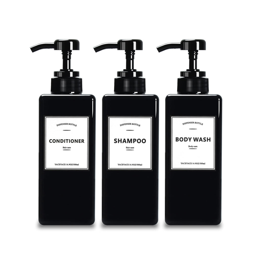 Soap Dispenser, YACEYACE 22oz Set of 3 Empty Hand Soap Dispenser