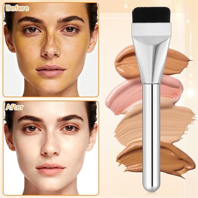 Xinjoduz 4 PCS Makeup Mixing Palette, Foundation Makeup Mixing Tray, Metal Make up Spatula Palettes Tool, Professional Cosmetic Artist Accessories Set for Women Girl Eye Shadow Eyelash Nail Art