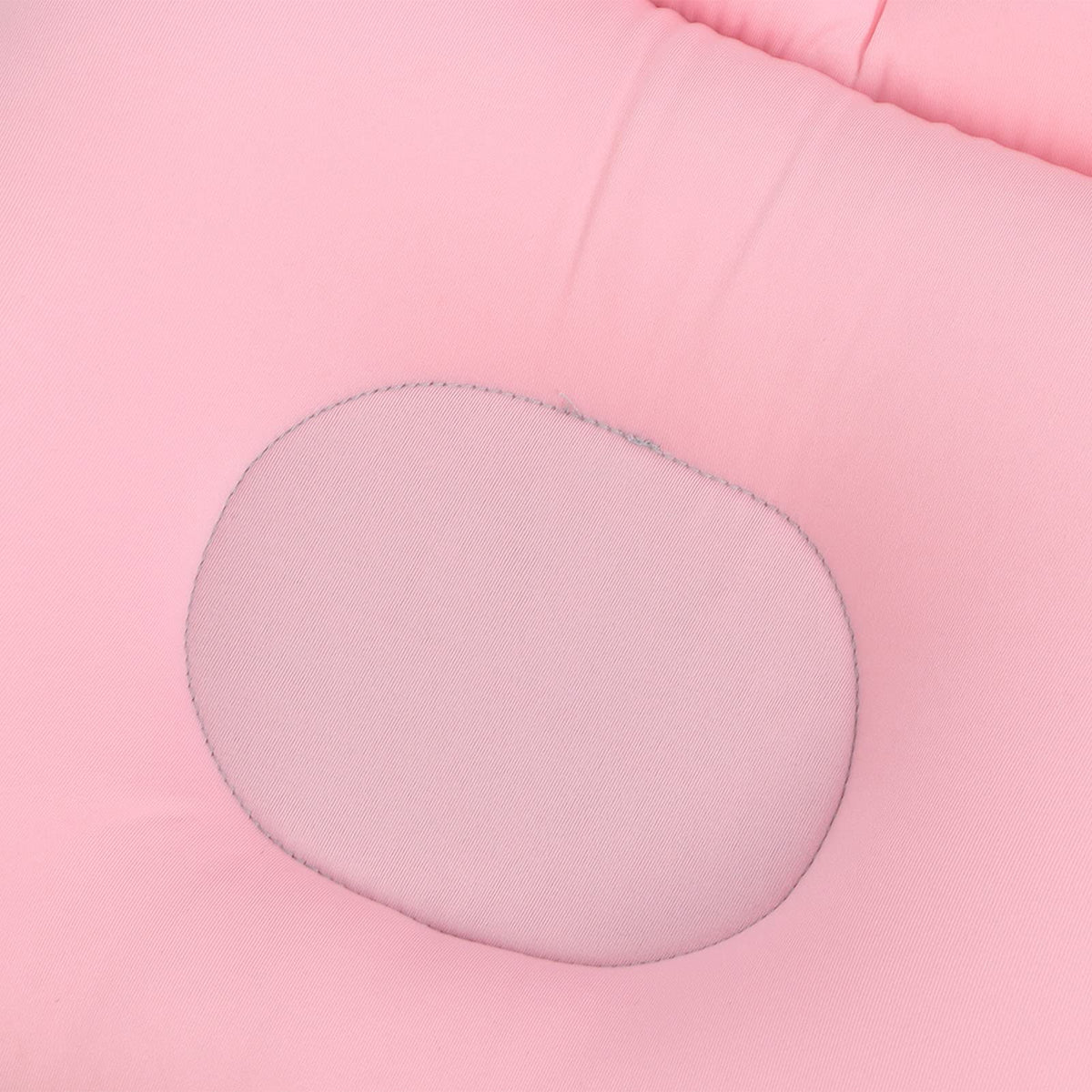 Natudeco Bathtub Cushion Bathtub Pillow Soft Breathable Folding Headrest Back Support Bath Pillow Cushion for Adults Spa(Pink)