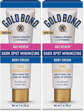 Gold Bond Age Renew Dark Spot Minimizing Age Renew Body Cream,2 oz.,With No Bleaching Agents,(Pack of 2)