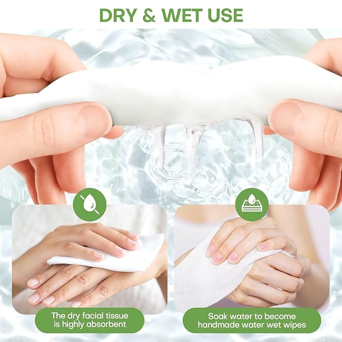 1000Pcs Compressed Towel Mini Tablets Disposable Face Towelette with 4 Cases, Coin Tissue Facial Cleansing Towels Washcloths for Travel Home Hand Wipes, Camping, Hiking, Outdoor, Ultra Soft and Thick